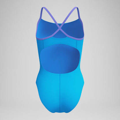 Club Training Solid Flyback 2.0 Swimsuit Blue - Speedo