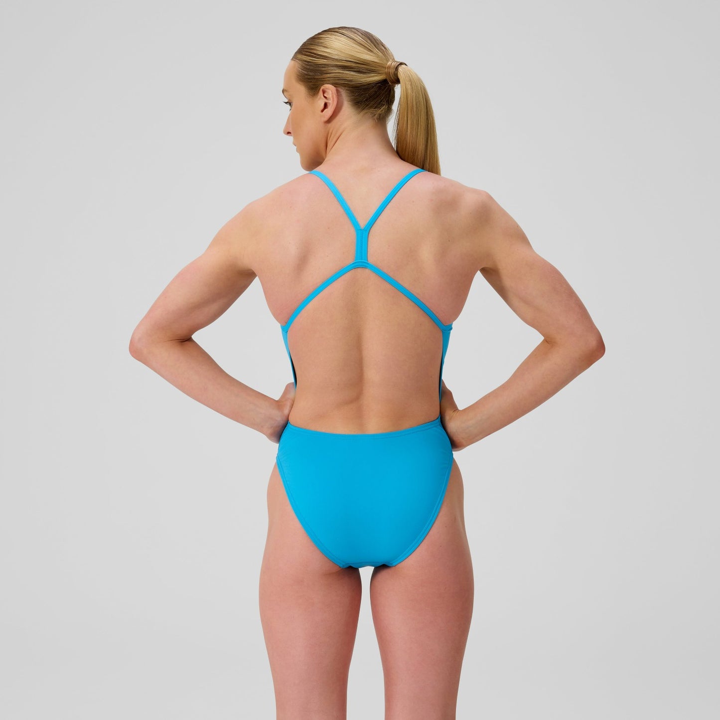 Club Training Solid V-Back 2.0 Swimsuit Blue - Speedo