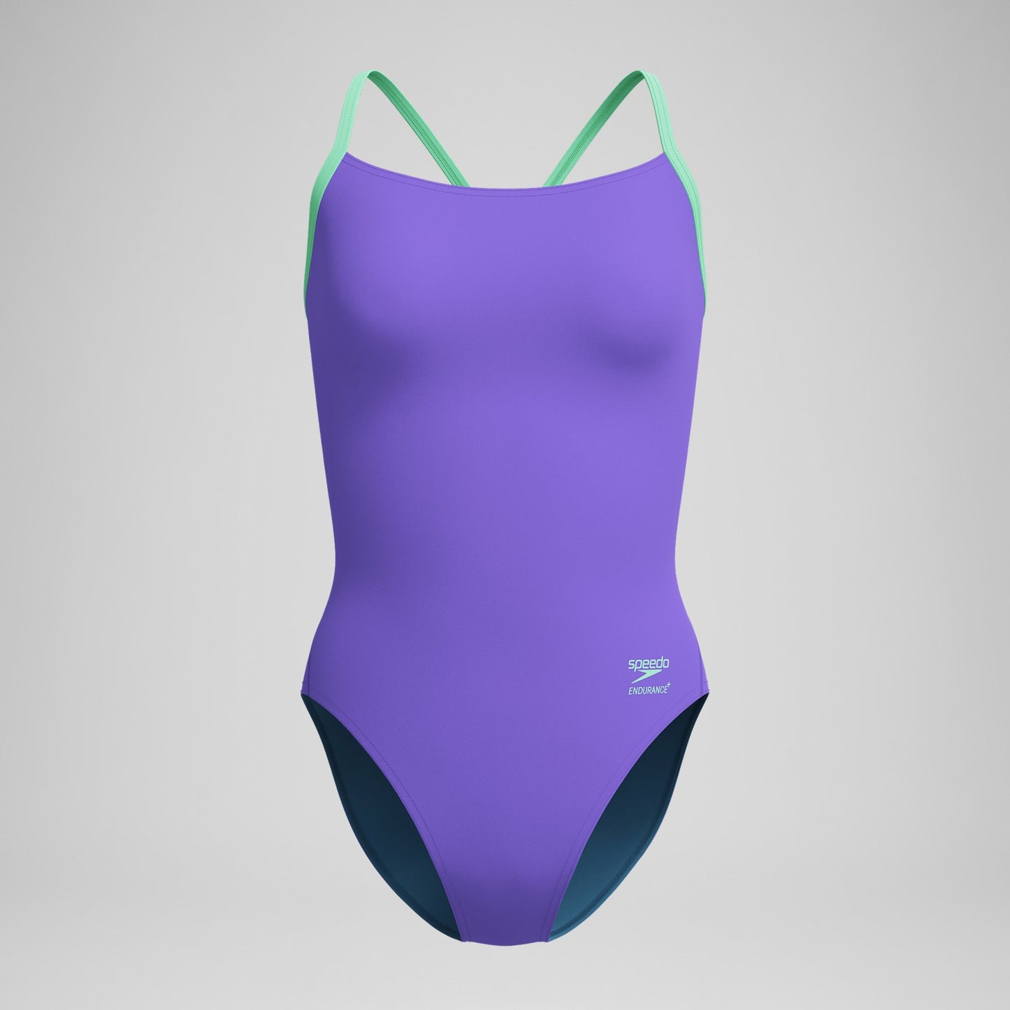Club Training Solid Flyback 2.0 Swimsuit Purple/Green - Speedo