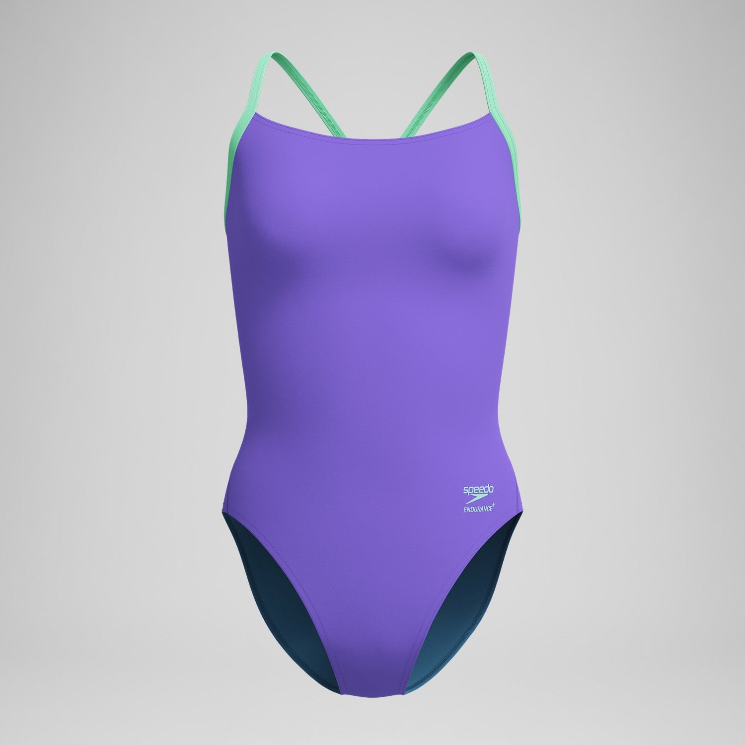 Club Training Solid Flyback 2.0 Swimsuit Purple/Green - Speedo