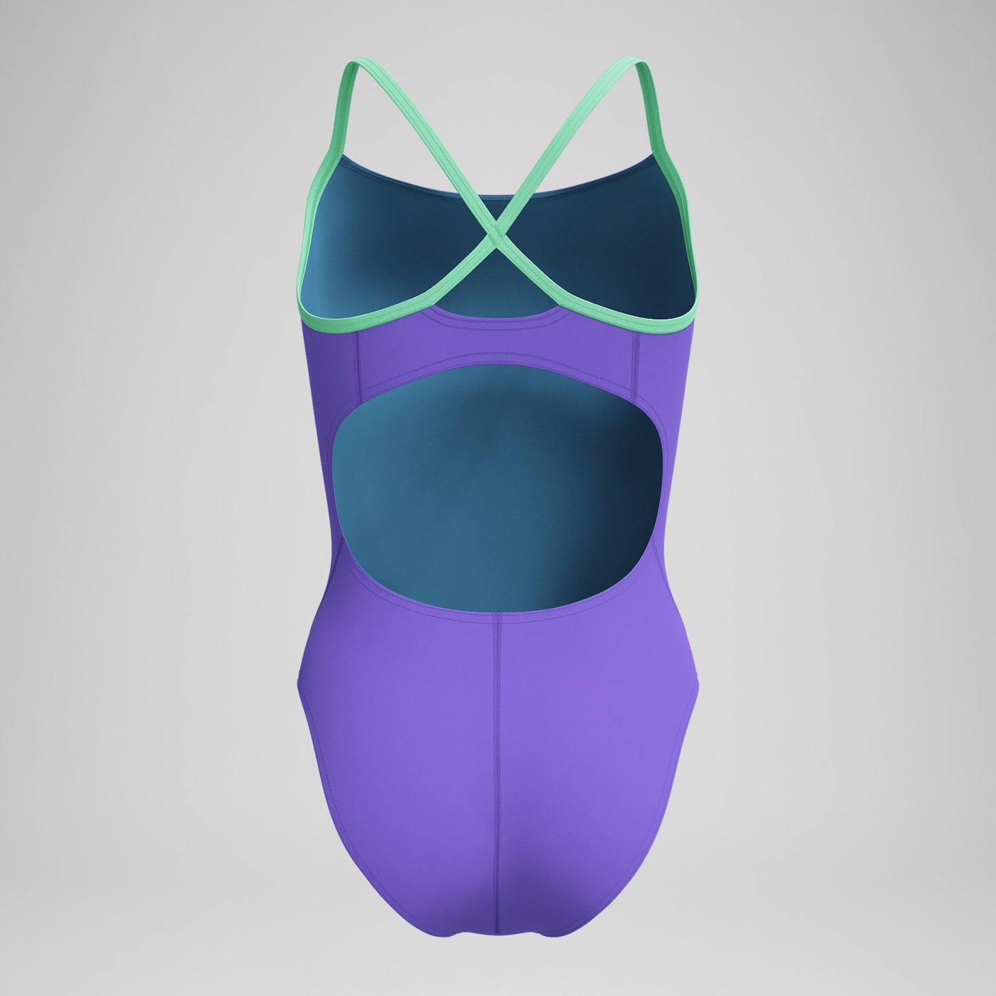 Club Training Solid Flyback 2.0 Swimsuit Purple/Green - Speedo