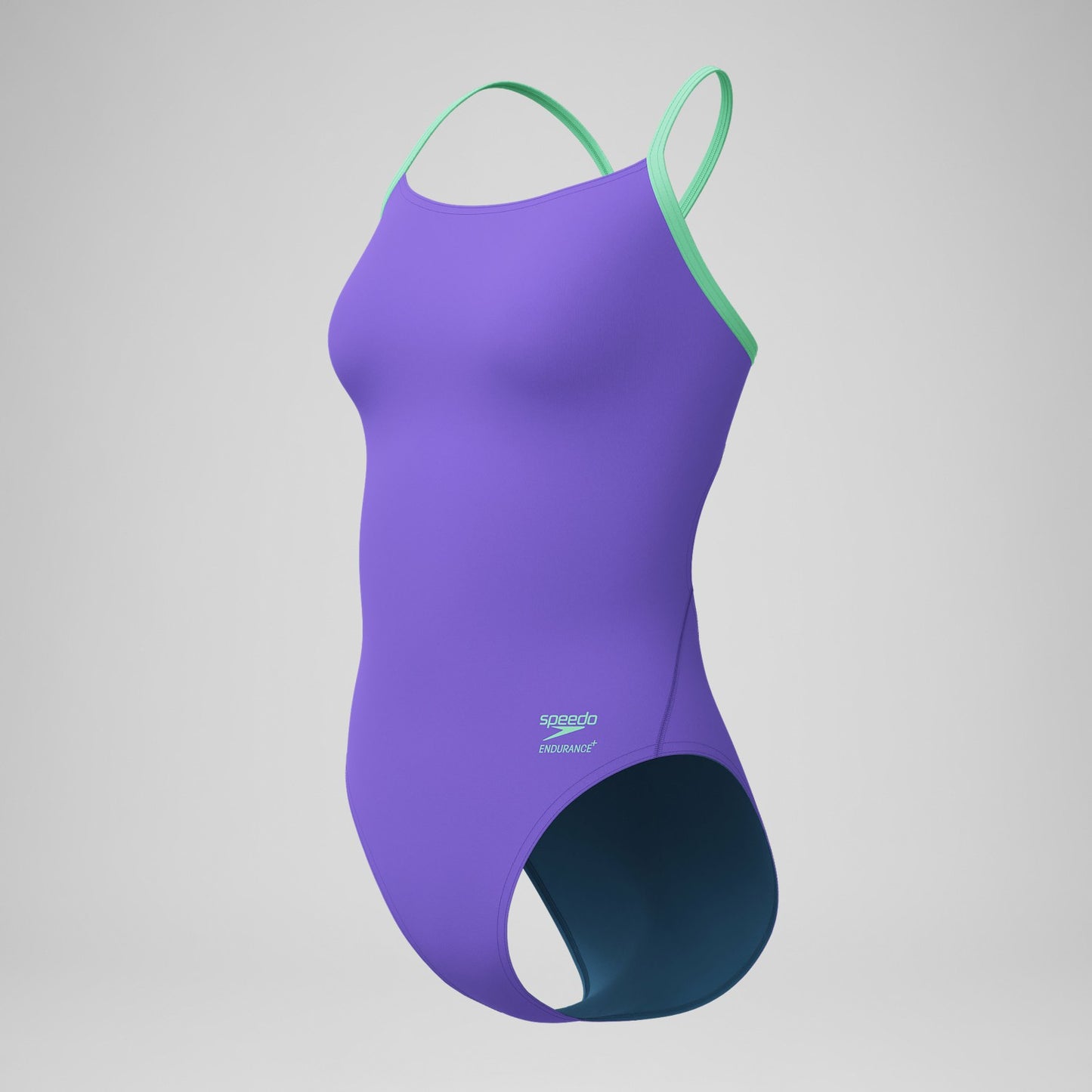 Club Training Solid Flyback 2.0 Swimsuit Purple/Green - Speedo