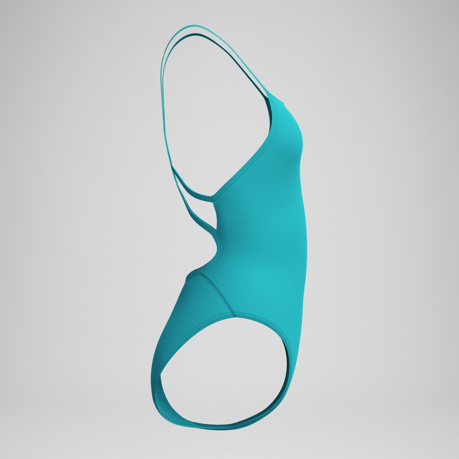 Club Training Solid Web Back Swimsuit Turquoise - Speedo